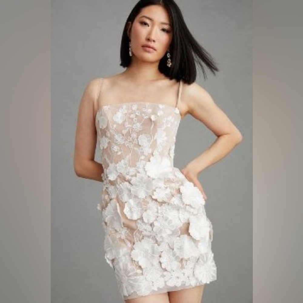 HELSI STRUCTURED FLORAL MINI DRESS